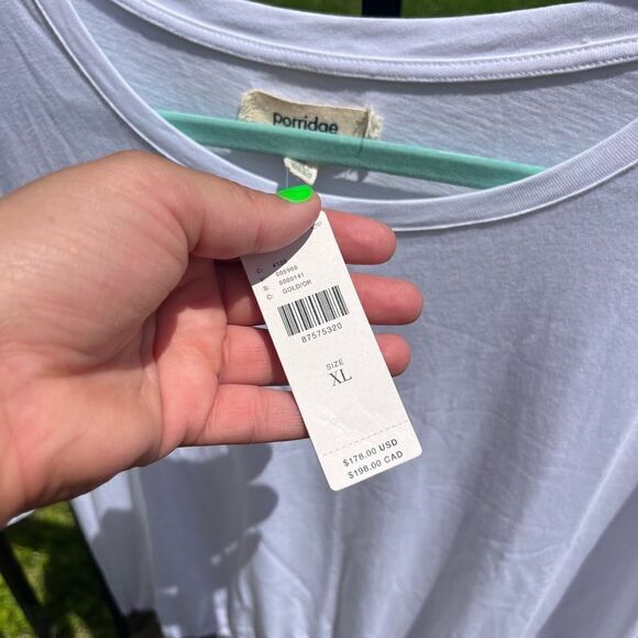 Anthropologie Porridge Metallic Twofer Mini Dress NWT - Picture 8 of 9